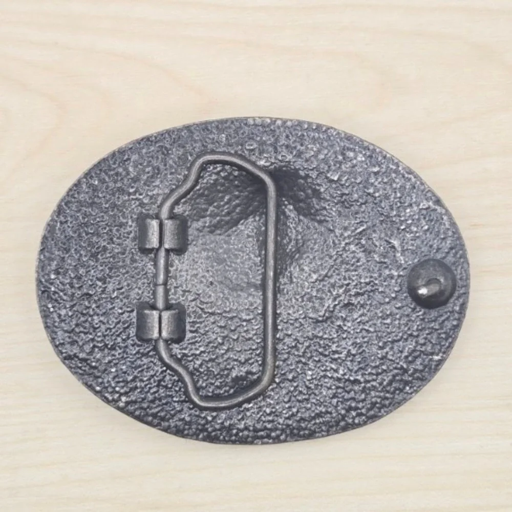 Turf Paradise Belt Buckle Horse Jockey Racing Vintage Metal‎ Western Americana